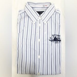 Women’s vintage Ralph Lauren stripe button down shirt size XL/14